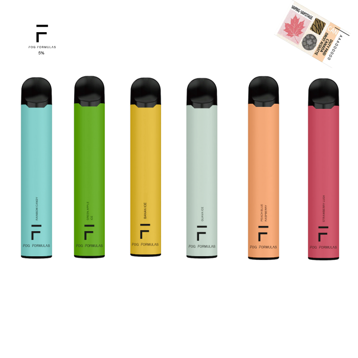 Fog Formula disposable vape in downtown Vancouver